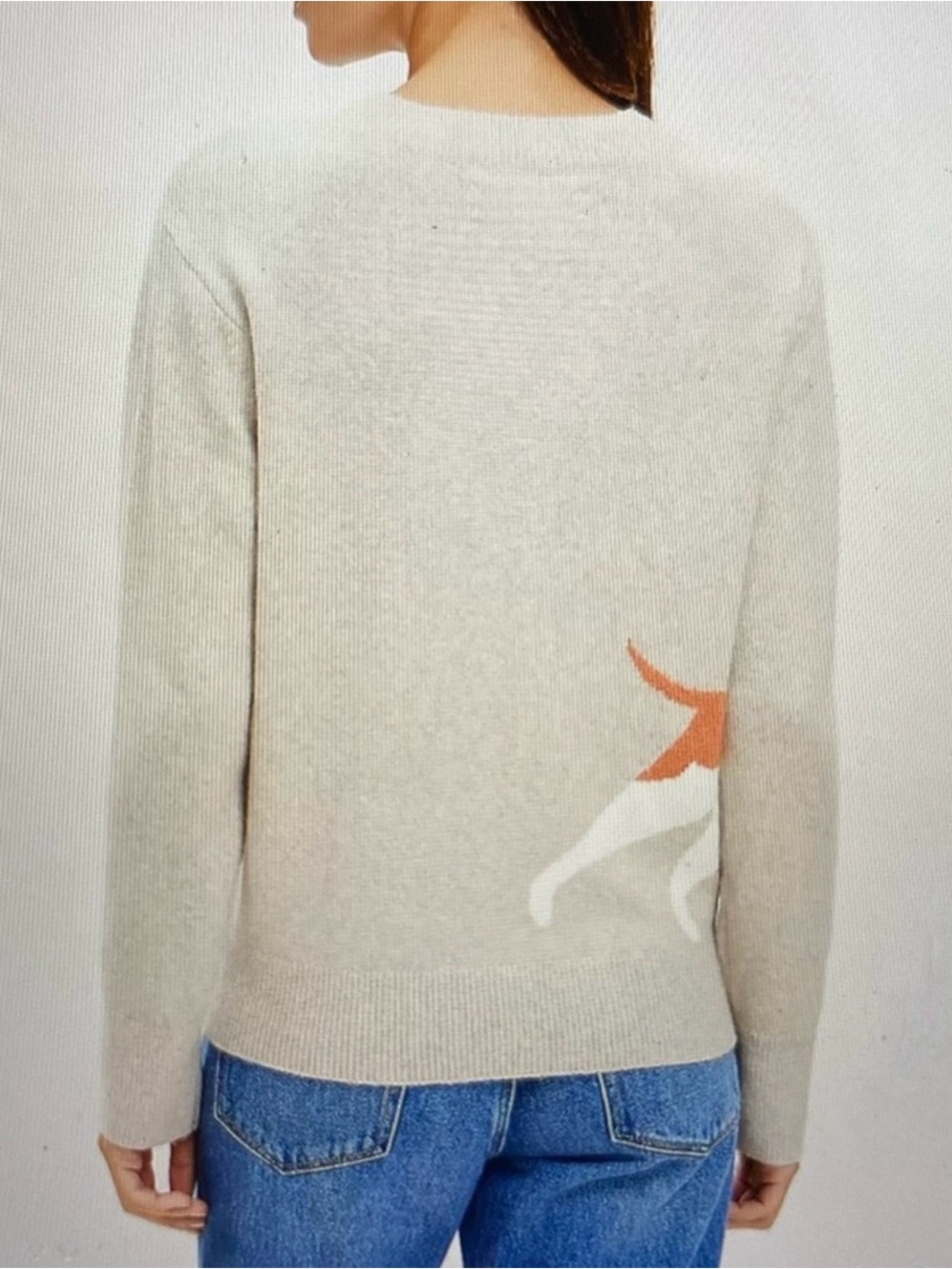 NWT Ann Taylor LOFT Dog Walker Crewneck Sweater - Picture 3 of 9
